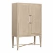 Lexicon Genoa Asian Hardwood Bar Cabinet in Light Oak