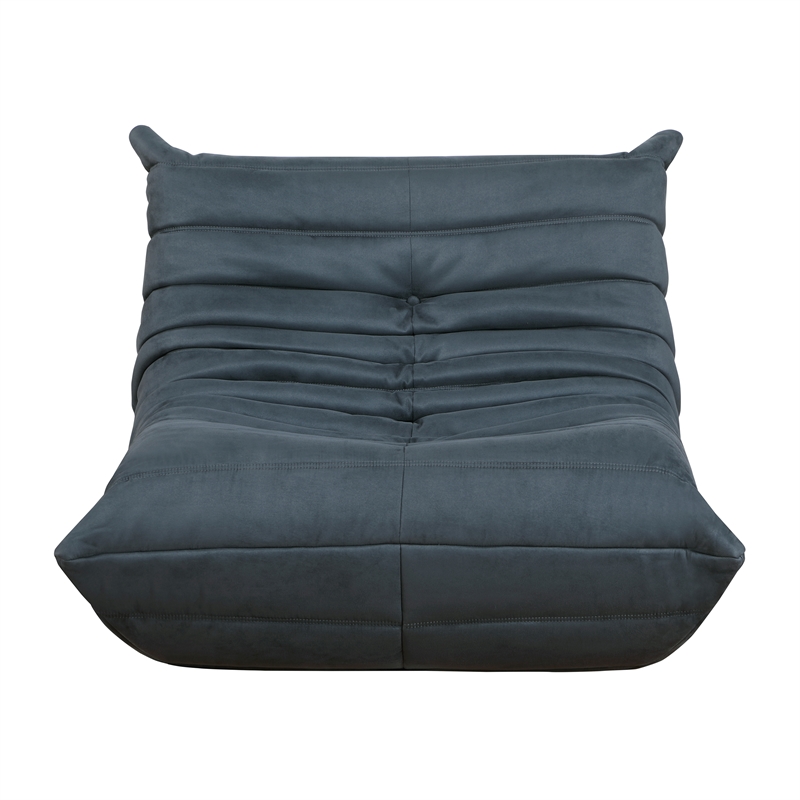 Lexicon Seven Microfiber Accent chair in Charcoal