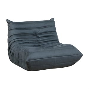 Lexicon Seven Microfiber Accent chair in Charcoal