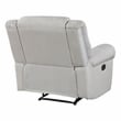 Lexicon Brennen Microfiber Upholstery Reclining Chair in Mist Color