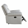 Lexicon Brennen Microfiber Upholstery Reclining Chair in Mist Color
