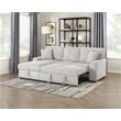 Lexicon Marsh Corduroy 2-Piece Sectional with Left Chaise in Gray