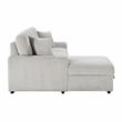 Lexicon Marsh Corduroy 2-Piece Sectional with Left Chaise in Gray