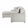 Lexicon Marsh Corduroy 2-Piece Sectional with Left Chaise in Gray