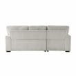 Lexicon Marsh Corduroy 2-Piece Sectional with Left Chaise in Gray