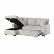 Lexicon Marsh Corduroy 2-Piece Sectional with Left Chaise in Gray