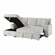 Lexicon Marsh Corduroy 2-Piece Sectional with Left Chaise in Gray