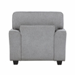 Lexicon Bradford Chenille Fabric Chair in Gray