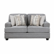 Lexicon Bradford Chenille Love seat in Gray