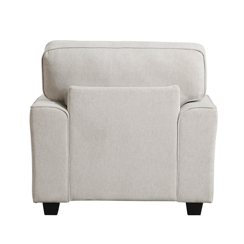 Lexicon Bradford Chenille Fabric Chair in Sand