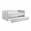 Lexicon Trudy Textured Daybed with Trundle in Gray