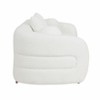 Lexicon Novella Sherpa Fabric Sofa in White