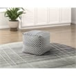 Lexicon Trent Jacquard Pouf in Multi-color