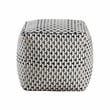Lexicon Trent Jacquard Pouf in Multi-color