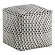 Lexicon Trent Jacquard Pouf in Multi-color