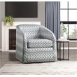 Lexicon Augustine Textured Fabric Swivel Chair in Multi-Color