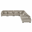 Lexicon Traverse Corduroy 6-Piece Modular Sectional in Taupe