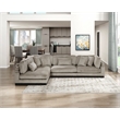 Lexicon Traverse Corduroy 4-Piece Modular Sectional in Taupe
