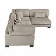Lexicon Traverse Corduroy 4-Piece Modular Sectional in Taupe