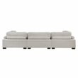 Lexicon Corydon Microfiber Upholstered Sofa in Beige