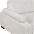 Lexicon Corydon Microfiber 4-Piece Modular Sectional with Ottoman in Beige