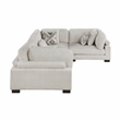 Lexicon Corydon Microfiber 4-Piece Modular Sectional in Beige