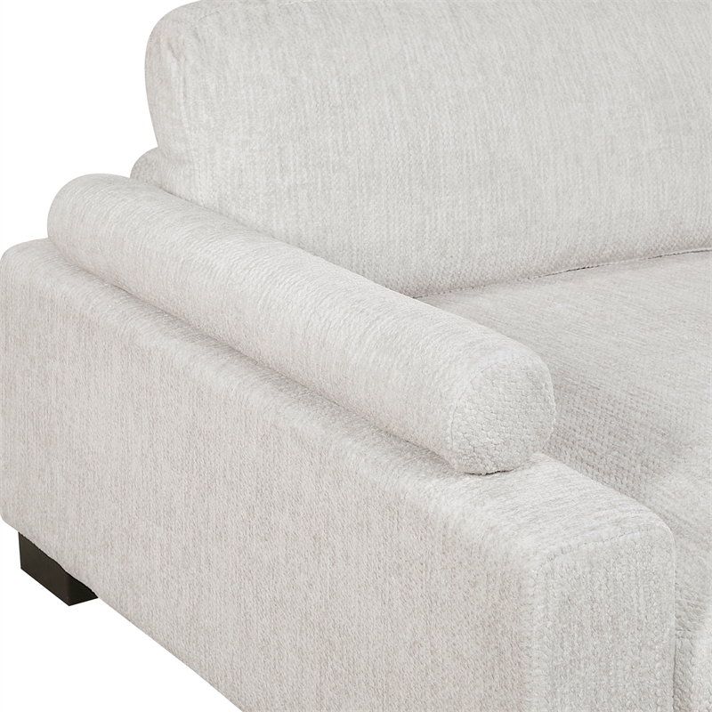 Lexicon Corydon Microfiber 4-Piece Modular Sectional in Beige