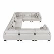 Lexicon Corydon Microfiber 8-Piece Modular Sectional in Beige