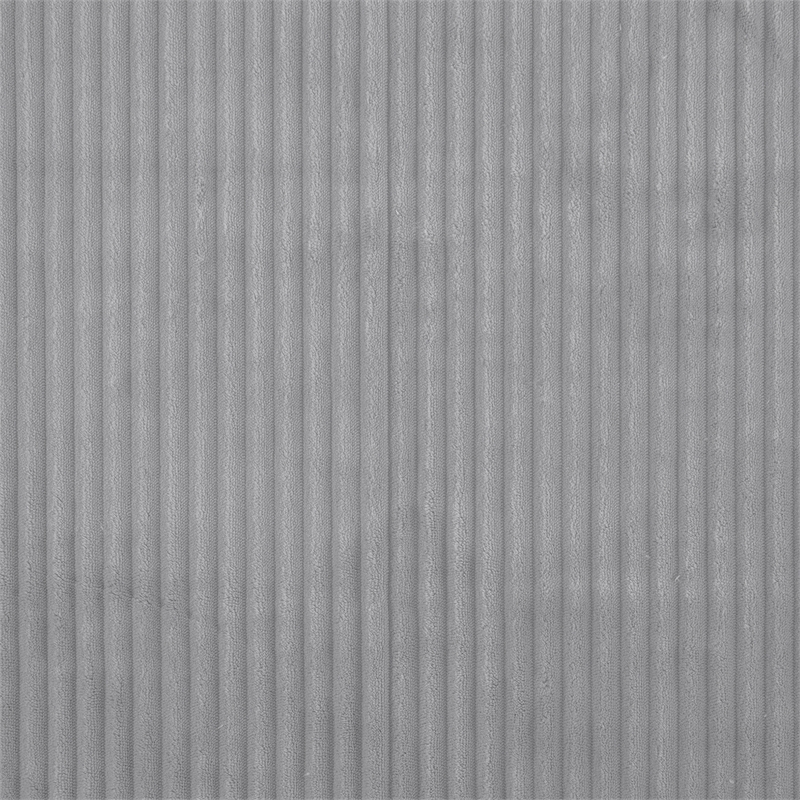 Lexicon Upton Corduroy Fabric Upholstery Swivel Chair in Gray