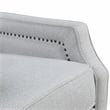 Lexicon Berenson Chenille Push back Recliner in Gray