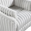 Lexicon Payton Corduroy Swivel Glider Reclining Chair in Gray