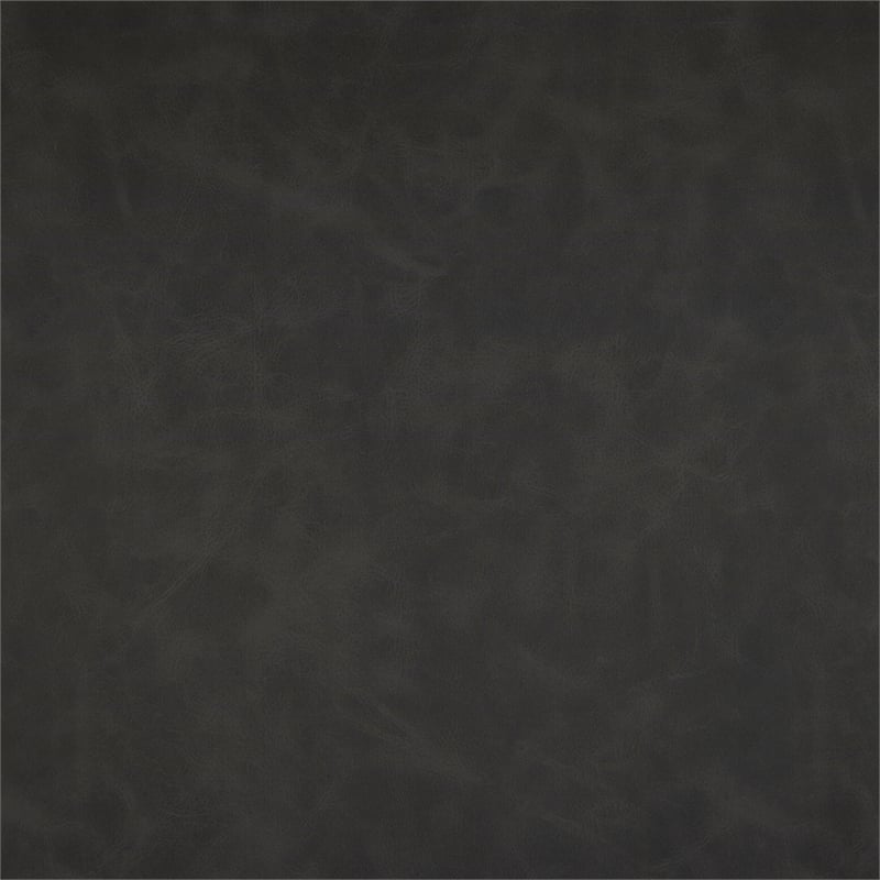 Lexicon Malcolm Faux leather Chair in Dark gray