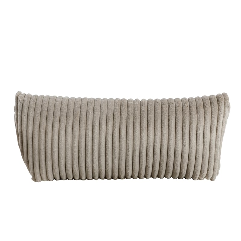 Lexicon Traverse Corduroy Swivel Glider Reclining Chair in Taupe