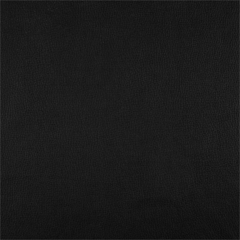 Lexicon Littleton Faux leather Swivel Glider Reclining Chair in Black