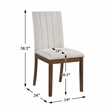 Lexicon Maude Textured Dining Room Side Chair-set of 2 in Beige