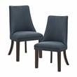 Lexicon Hampton Textured Dining Room Side Chair-set of 2 in Blue gray