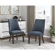 Lexicon Hampton Textured Dining Room Side Chair-set of 2 in Blue gray