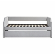 Lexicon Shiloh Textured Daybed with Trundle in Light gray