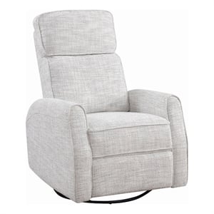 lexicon carly swivel glider reclining chair