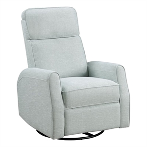 lexicon carly swivel glider reclining chair