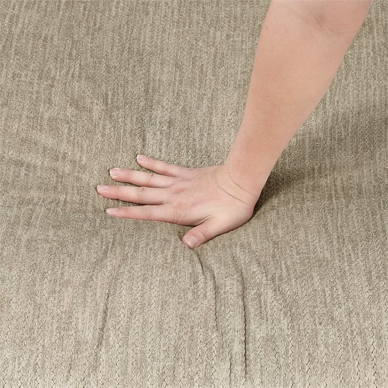 Lexicon Corydon Microfiber 4-Piece Modular Sectional in Brown