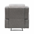 Lexicon Harriette Chenille Reclining Chair in Gray