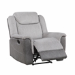 Lexicon Harriette Chenille Reclining Chair in Gray