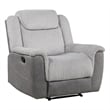 Lexicon Harriette Chenille Reclining Chair in Gray