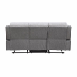 Lexicon Harriette Chenille Double Reclining Sofa in Gray