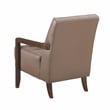 Lexicon Crafton Leather Accent Chair in Brown