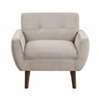 Lexicon Meadow Velvet Accent Chair in Brown
