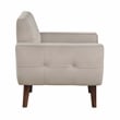 Lexicon Meadow Velvet Accent Chair in Brown