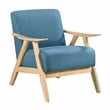Lexicon Damala Textured Accent Chair in Blue