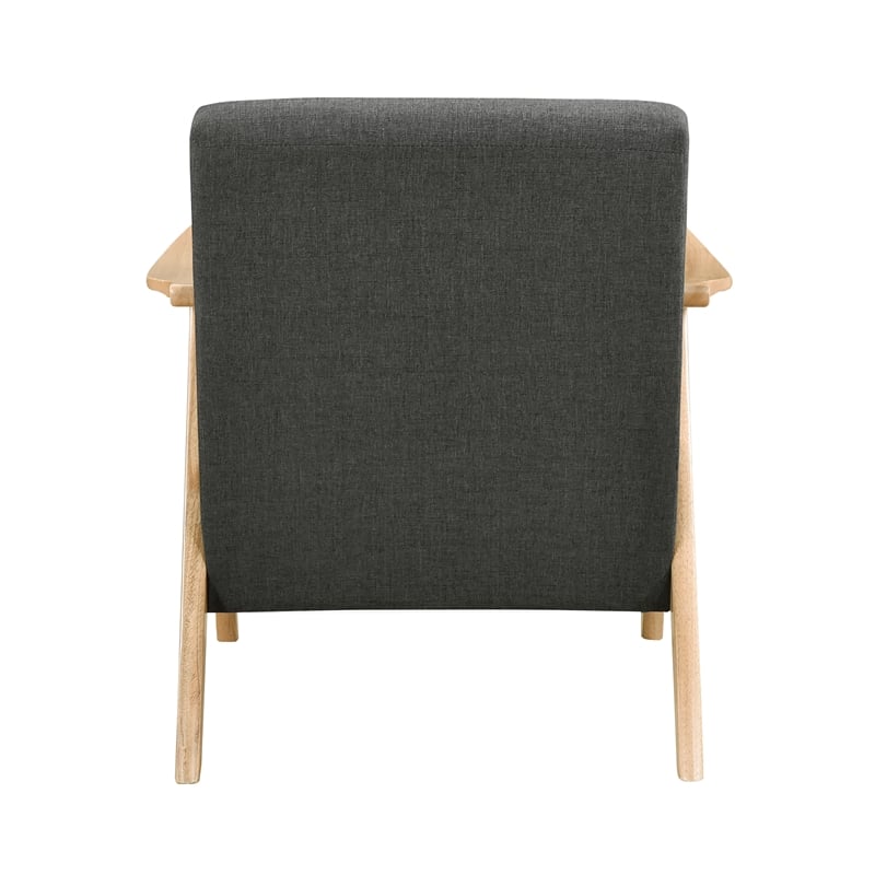 Lexicon Damala Textured Accent Chair in Dark gray